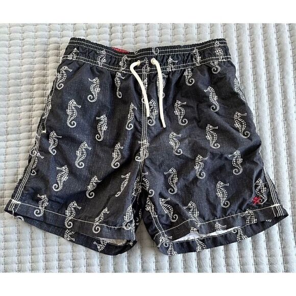 Hackett London Boys Blue Swim Shorts Bathing Suit Multi Pocket Size 11-12 years - Picture 8 of 10